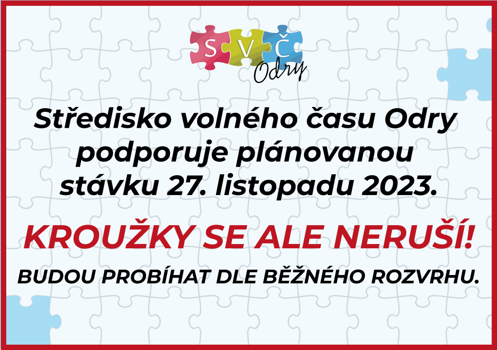 INFORMACE K VÝSTRAŽNÉ STÁVCE