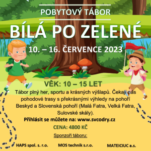 Bílá po zelené